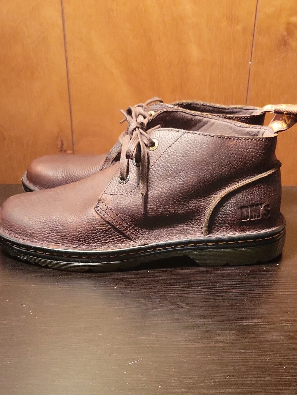 Dr. Martens Brown Leather Sussex Chukka Boots